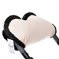 Муфта для рук Esspero Lit Leatherette Эко-кожа (Beige-Black) — Фото