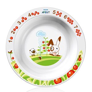 Глубокая тарелка Avent большая 12 м+ арт.SCF704/00