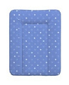 Мягкий пеленальный матрац Ceba Baby на комод 70 x 50 см (W-143-066-162 Stars Dark Blue) — Фото