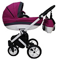Детская коляска Gusio (Briciola) Carrera New 3 в 1 (SP6 (графитово-малиновый)
						
					) — Фото