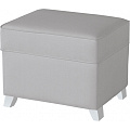 Пуфик с ящиком Micuna Foot Rest (Plain Grey / Ножки White) — Фото