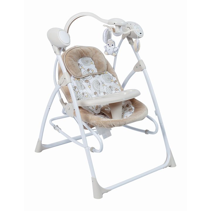 Электрокачели Sweet Baby Lila Pinguino 2 в 1 — как выглядит в жизни