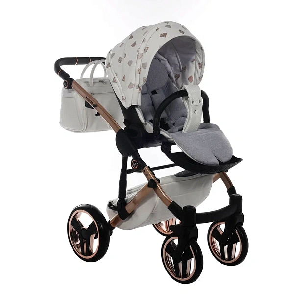 Детская коляска Junama Glow V2 3 в 1 на медной раме фото 23