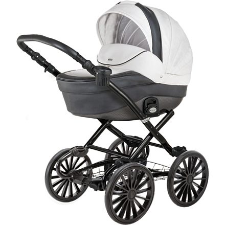 Детская коляска BeBe-Mobile Gulia Deluxe Carbon 2 в 1, экокожа