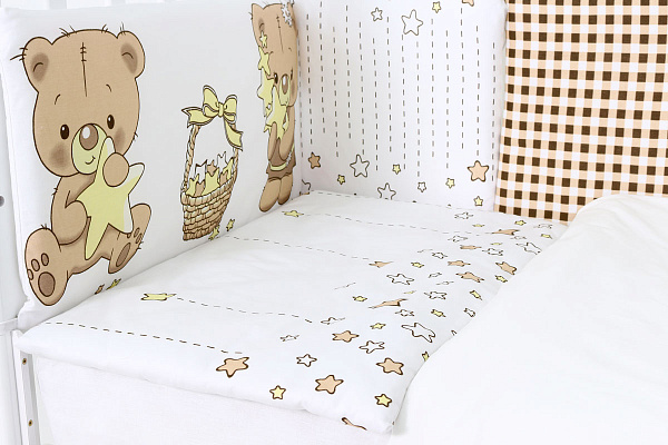 Комплект постели в кроватку Топотушки Звездочеты, 6 предметов фото 7