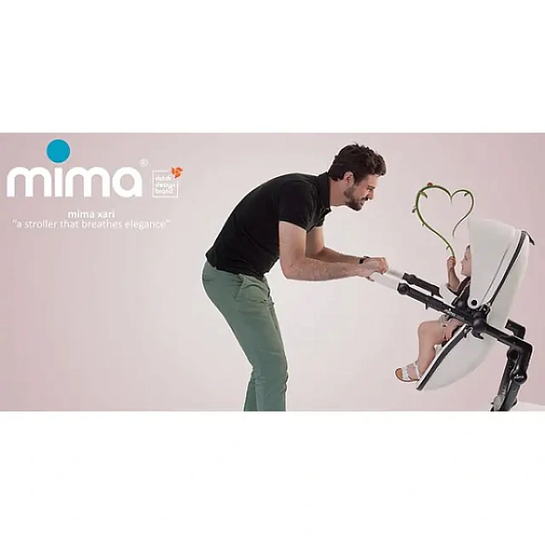 Детская коляска Mima Xari Flair 3G 2 в 1, кожа, шасси Black фото 31