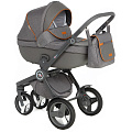 Детская коляска Adamex Elsa 2 в 1, ткань+эко-кожа (V2
						
					) — Фото