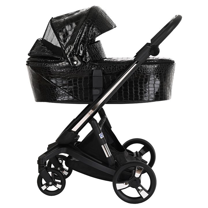 Детская коляска Ibebe I-Stop Leather Crocodile 2 в 1 — как выглядит в жизни