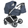 Детская коляска Baby Design Smooth 2 в 1 (03 Navy
						
					) — Фото