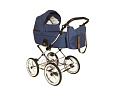 Детская коляска Noordline Nicole Classic Chrom 2 в 1 (Blue
						
					) — Фото
