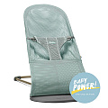 Детское кресло-шезлонг BabyBjorn Bliss Mesh (09 / Мятный
						
					) — Фото