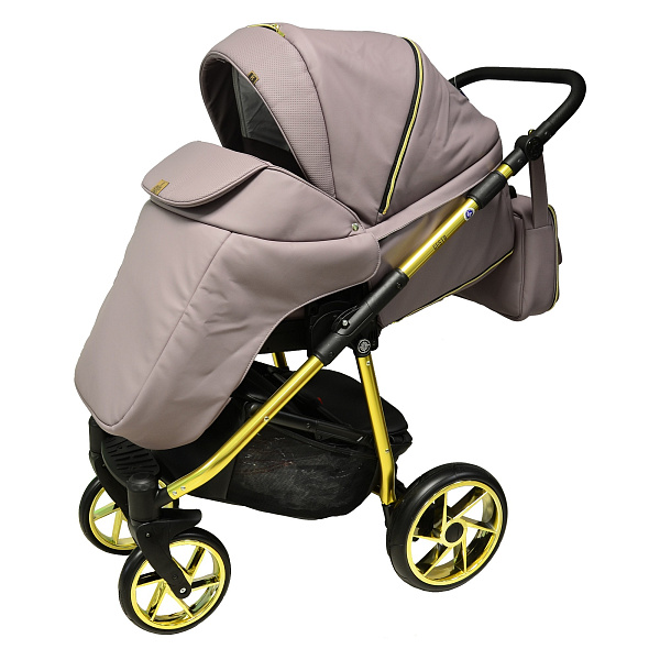 Детская коляска BeBe-Mobile Gusto Special Edition Deluxe 3 в 1, эко-кожа фото 2
