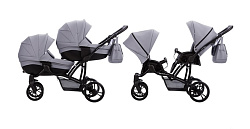 Детская коляска для двойни Bebetto42 Comfort Pro 2 в 1