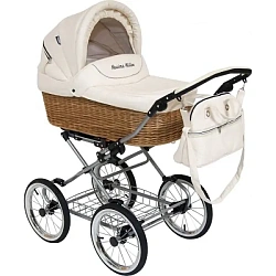 Детская коляска Maxima Willow 3 в 1, эко-кожа или ткань