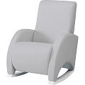 Кресло-качалка Micuna Wing Confort White (Leatherette grey искусственная кожа) — Фото