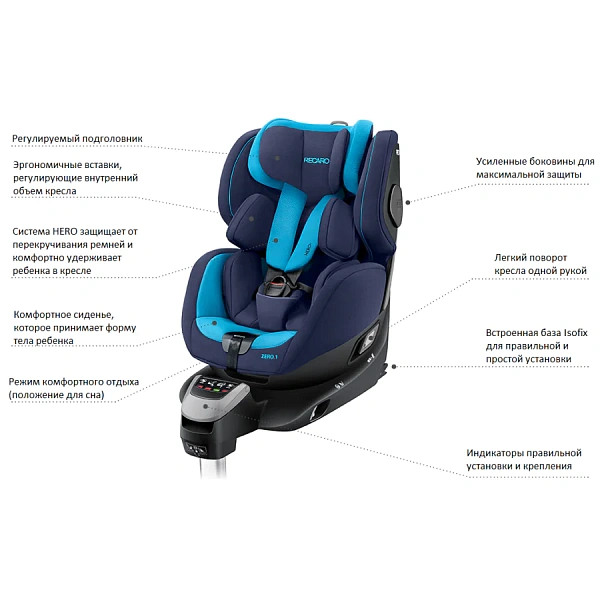 Детское автомобильное кресло  Recaro Zero.1 фото 9