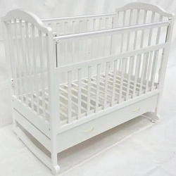 Детская кроватка-качалка Baby Luce Лана 3.1 + колеса