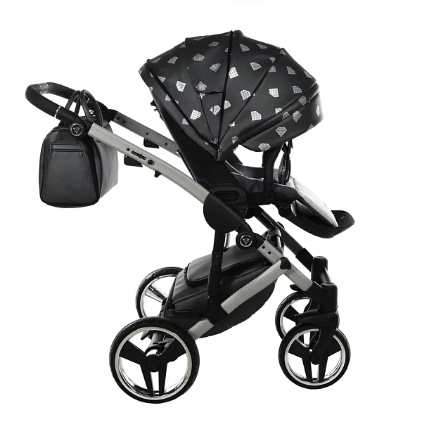 Детская коляска Junama Glow V2 2 в 1 на серебряной раме фото 16
