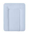 Мягкий пеленальный матрац Ceba Baby на комод 70 x 50 см (W-143-079-160 CARO blue) — Фото