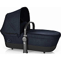 Коляска-люлька для новорожденного Cybex Priam Lux, шасси Trekking Chrome (Midnight Blue
						
					) — Фото