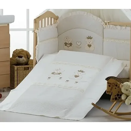 Постельный комплект в кроватку Roman Baby Real Bears, 3 предмета