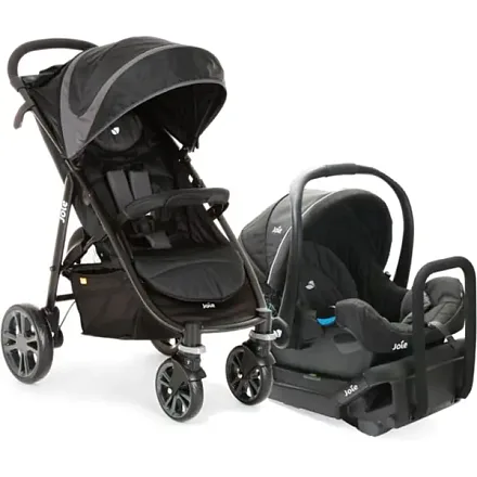 Детская коляска Joie Litetrax 4 Travel System 2 в 1, с автокреслом