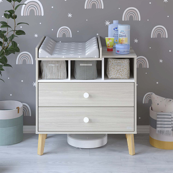 Детский пеленальный комод Атон М Benny 802 ЛДСП фото 2