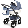 Детская коляска Adamex Elsa 3 в 1, ткань+эко-кожа (V10
						
					) — Фото