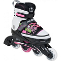 Детские роликовые коньки Kinderinliner Kids, размеры 30-33 (37733), 34-37 (37737) (Розовый 34-37) — Фото