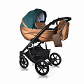 Детская коляска Bexa Ideal Limited Edition 2 в 1 (105 золотой+зеленый
						
					) — Фото