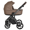 Детская коляска Roan Bass Next 2 в 1, кожа (RN086/1 Camel Brown/Black/коричевая ручка
						
					) — Фото