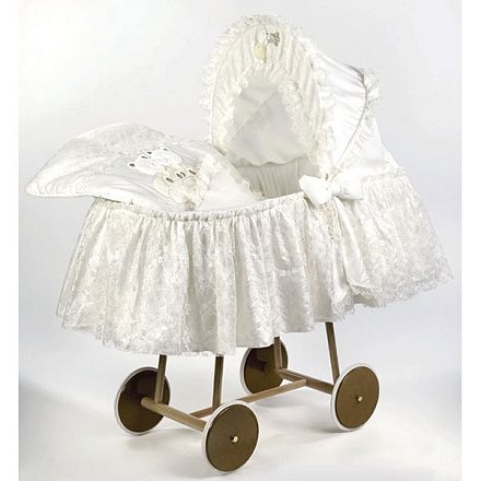 Детская кроватка Italbaby люлька Angioletti с капюшоном