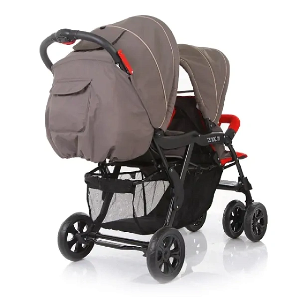 Детская прогулочная коляска для двойни Baby Care Tandem фото 4