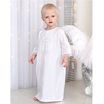 Крестильная рубашка для мальчика Makkaroni Kids Антон