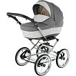 Детская коляска BeBe-Mobile Santana Deluxe Len Eco 2 в 1, ткань+эко-кожа - Фото