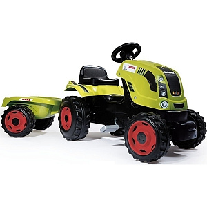 Трактор педальный Smoby CLAAS XL 710114 с прицепом