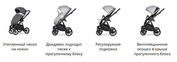 Детская коляска Riko Nano Pro 2 в 1 фото 2