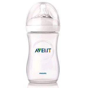 Бутылочка Avent Natural PP 260 мл, (сил. соска, медл. поток, 1 шт.,) арт. 86015