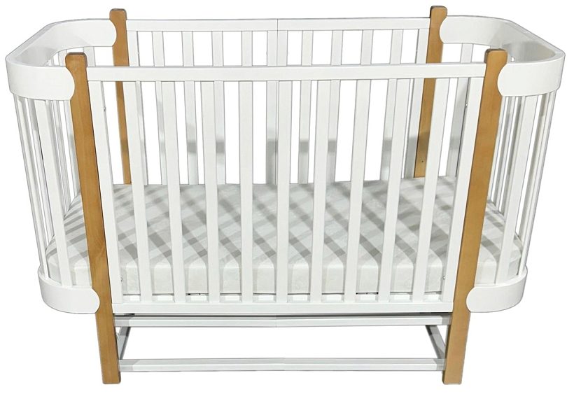 Детская кроватка Oliver Miley 3 в 1 продольный — как выглядит в жизни