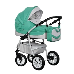 Детская коляска Caretto Cameron 2 в 1, ткань+эко-кожа
