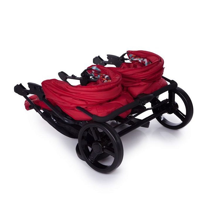 Детская прогулочная коляска для двойни Baby Care Cruze Duo — как выглядит в жизни