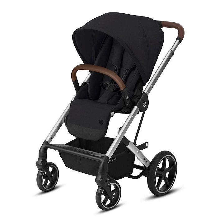 Детская прогулочная коляска Cybex Balios S Lux на серебряной раме — как выглядит в жизни