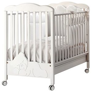 Детская кроватка Baby Expert Coccolo Lux (со стразами), ящик