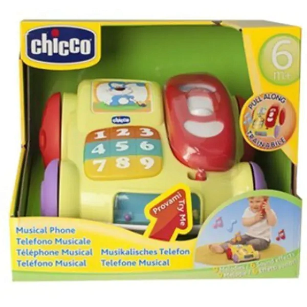 Музыкальная игрушка Chicco Чико телефон 05184 фото 2