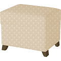 Пуфик с ящиком Micuna Foot Rest (Galaxy Beige / Ножки Chocolate) — Фото
