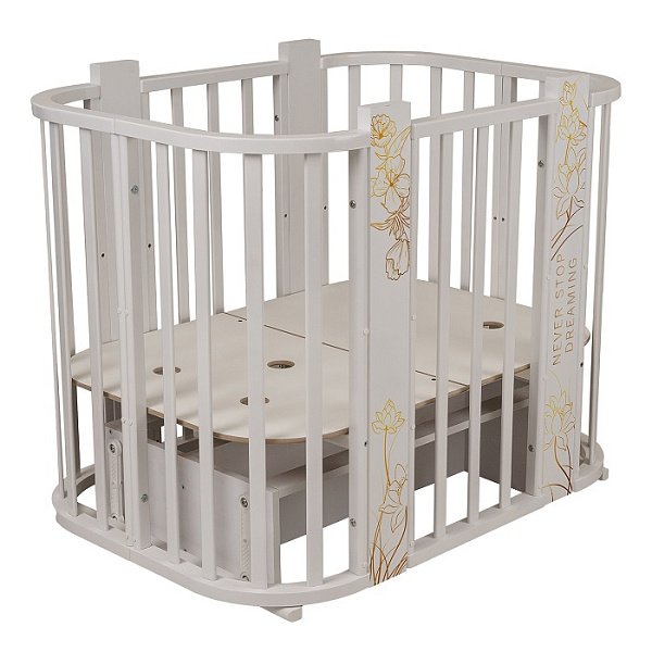 Детская кроватка-трансформер Indigo Green Line фото 3