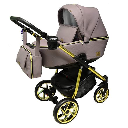 Детская коляска BeBe-Mobile Gusto Special Edition Deluxe 3 в 1, экокожа