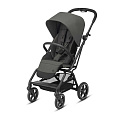 Детская прогулочная коляска Cybex Eezy S Twist Plus 2 на черной раме (Soho Grey
						
					) — Фото