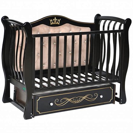 Детская кроватка Palermo Sicilia Elegance, универсальный маятник/ящик