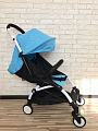 Детская прогулочная коляска для двойни Yoya BabyTime (Oxford blue
						
					) — Фото
